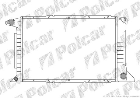 Радиаторы охлаждения - Polcar 324608-3