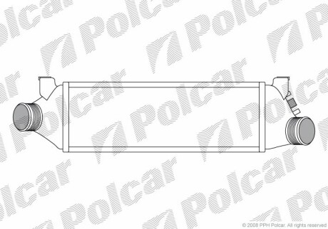 Радиаторы воздуха (Интеркулеры) - Polcar 3247J8-3