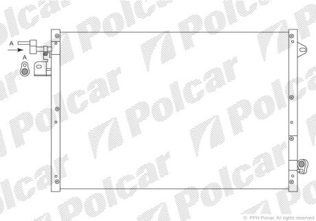 Радиаторы кондиционера - Polcar 3253K8C1