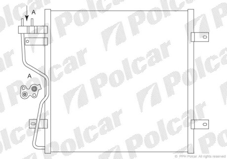 Радиаторы кондиционера - Polcar 3411K8C1