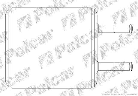 Радиаторы обогрева - (9722722001, 9722122000, 9722122001) Polcar 4005N81