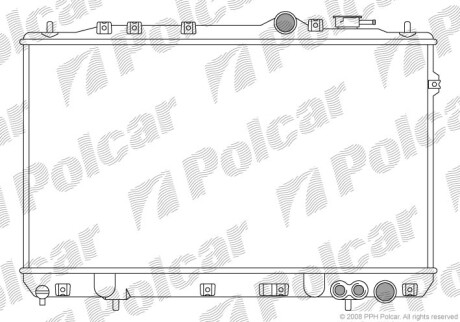 Радиаторы охлаждения - Polcar 401008