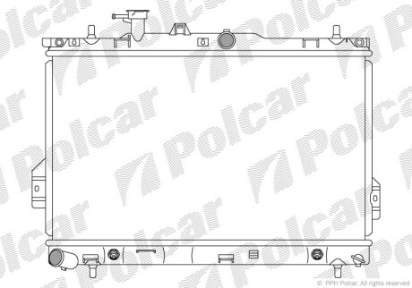 Радиаторы охлаждения - Polcar 403508-1