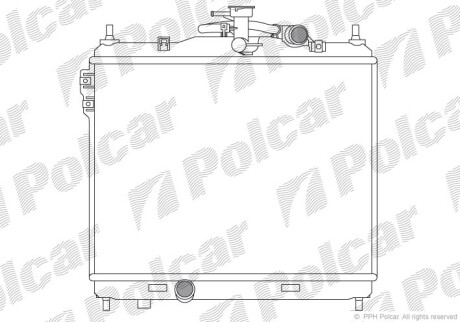 Радиаторы охлаждения - Polcar 4042085X