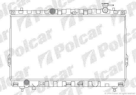 Радиаторы охлаждения - (2531026000) Polcar 405008-1