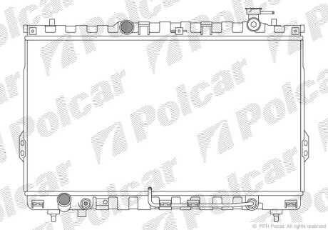 Радиаторы охлаждения - Polcar 405008-2