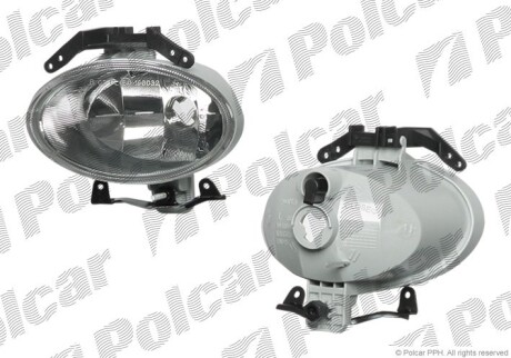 Lampa p/mgielna-prze - (922022B000) Polcar 4051300E