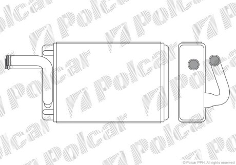 Радиаторы обогрева - (971383K000) Polcar 4099N81X