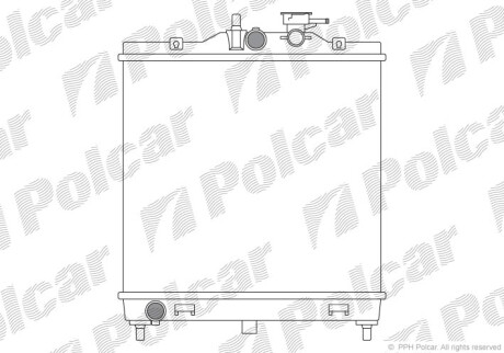 Радиаторы охлаждения - Polcar 4106081