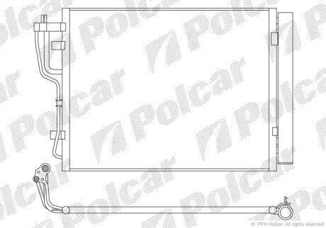 Радиаторы кондиционера - Polcar 4114K8C2