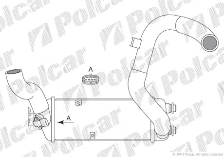 Радиаторы воздуха (Интеркулеры) - Polcar 4117J81X