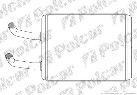 Радиаторы обогрева - Polcar 4150N81