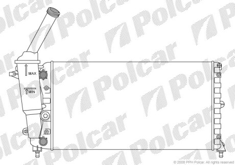 Радиаторы охлаждения - Polcar 420208-1