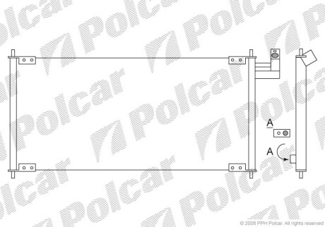 Радиаторы кондиционера - Polcar 4509K8C1