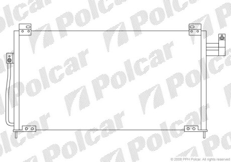 Радиаторы кондиционера - Polcar 4509K8C2