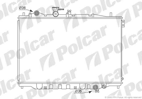 Радиаторы охлаждения - Polcar 451508-3