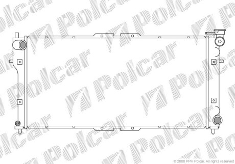 Радиаторы охлаждения - Polcar 451608-1