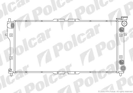 Радиаторы охлаждения - Polcar 451608-2