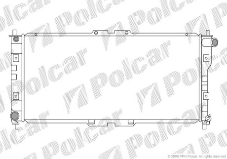 Радиаторы охлаждения - Polcar 451608-7