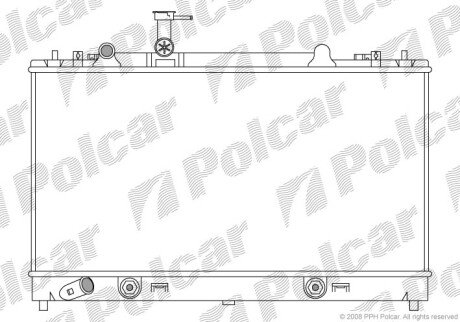 Радиаторы охлаждения - (l32815200, L32815200A) Polcar 451908-4 (фото 1)