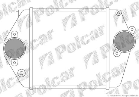 Радиаторы воздуха (Интеркулеры) - (rf5c13565, rf5c13565a) Polcar 4519J8A1