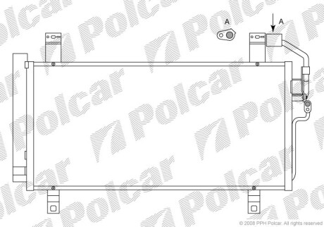 Радиаторы кондиционера - Polcar 4519K8C3