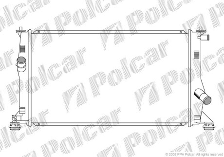 Радиаторы охлаждения - (lfb715200a, lbf715200a, rf7n15200) Polcar 4526083K