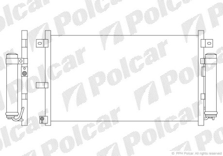 Радиаторы кондиционера - Polcar 4526K81K