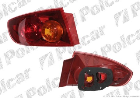 Lampa tylna - Polcar 4541870E