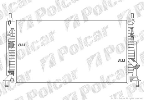 Радиаторы охлаждения - (lf8b1520y, z6681520y) Polcar 4542081