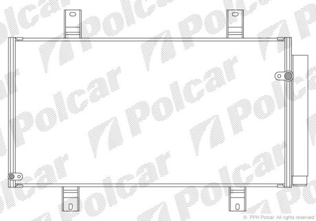 Радиаторы кондиционера - Polcar 4548K81K