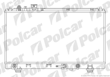 Радиаторы охлаждения - Polcar 455508-1