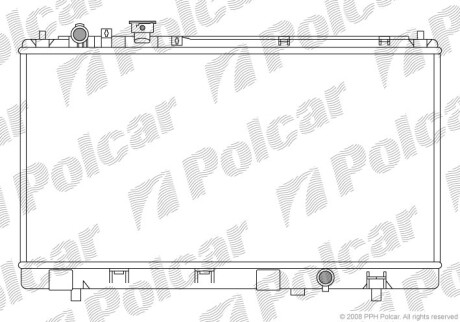 Радиаторы охлаждения - (fp8715200a, fp8715200b, fp8715200c) Polcar 455508-2