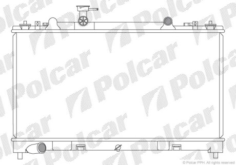 Радиаторы охлаждения - Polcar 456008-5