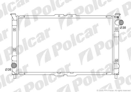 Радиаторы охлаждения - Polcar 457708-1