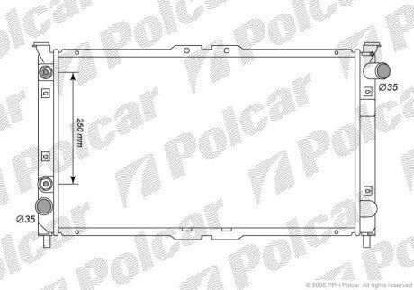 Радиаторы охлаждения - Polcar 457708-2