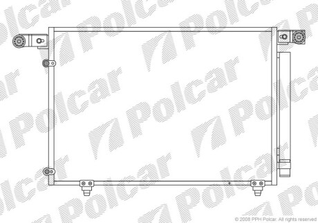 Радиаторы кондиционера - Polcar 4579K8C1