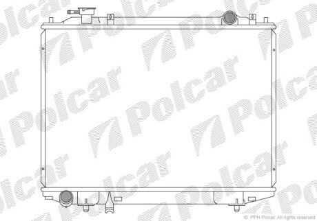 Радиаторы охлаждения - (1378035, WL2115200B, 3599738) Polcar 459908-1