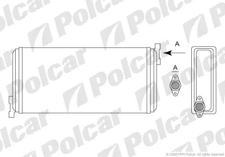 Радиаторы обогрева - Polcar 5001N8-1