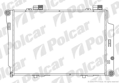 Радиаторы охлаждения - Polcar 500208-1