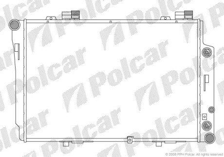 Радиаторы охлаждения - Polcar 500208-2