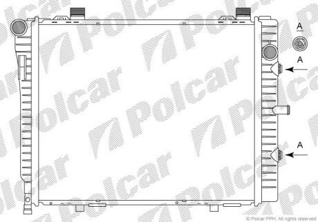 Радиаторы охлаждения - Polcar 500208-6