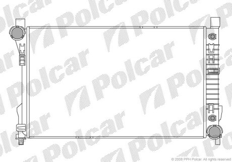 Радиаторы охлаждения - Polcar 500308-5