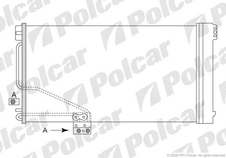 Радиаторы кондиционера - Polcar 5003K8C1S