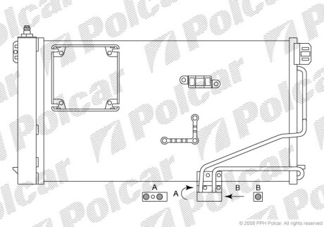 Радиаторы кондиционера - Polcar 5003K8C2S