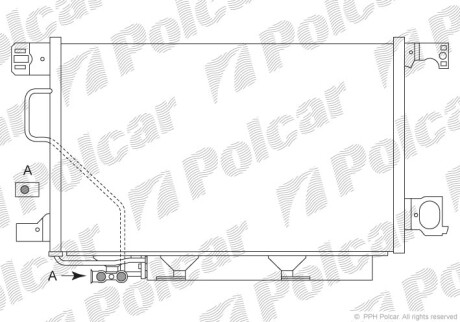 Радиаторы кондиционера - Polcar 5003K8C5