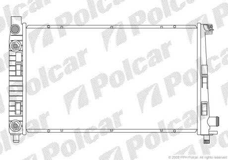 Радиаторы охлаждения - Polcar 500508-3