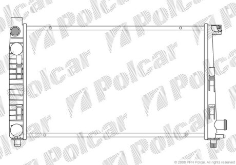 Радиаторы охлаждения - Polcar 500508-5