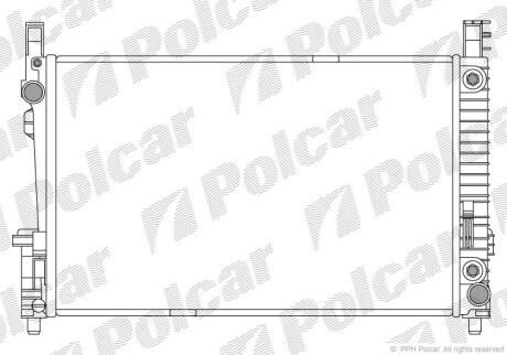 Радиаторы охлаждения - Polcar 500608-1