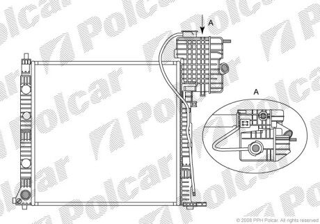 Радиаторы охлаждения - Polcar 5012086X